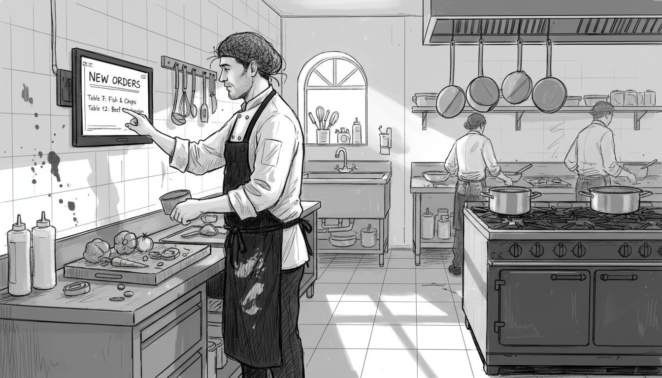 Kitchen Order Screens: Boosting Restaurant Efficiency