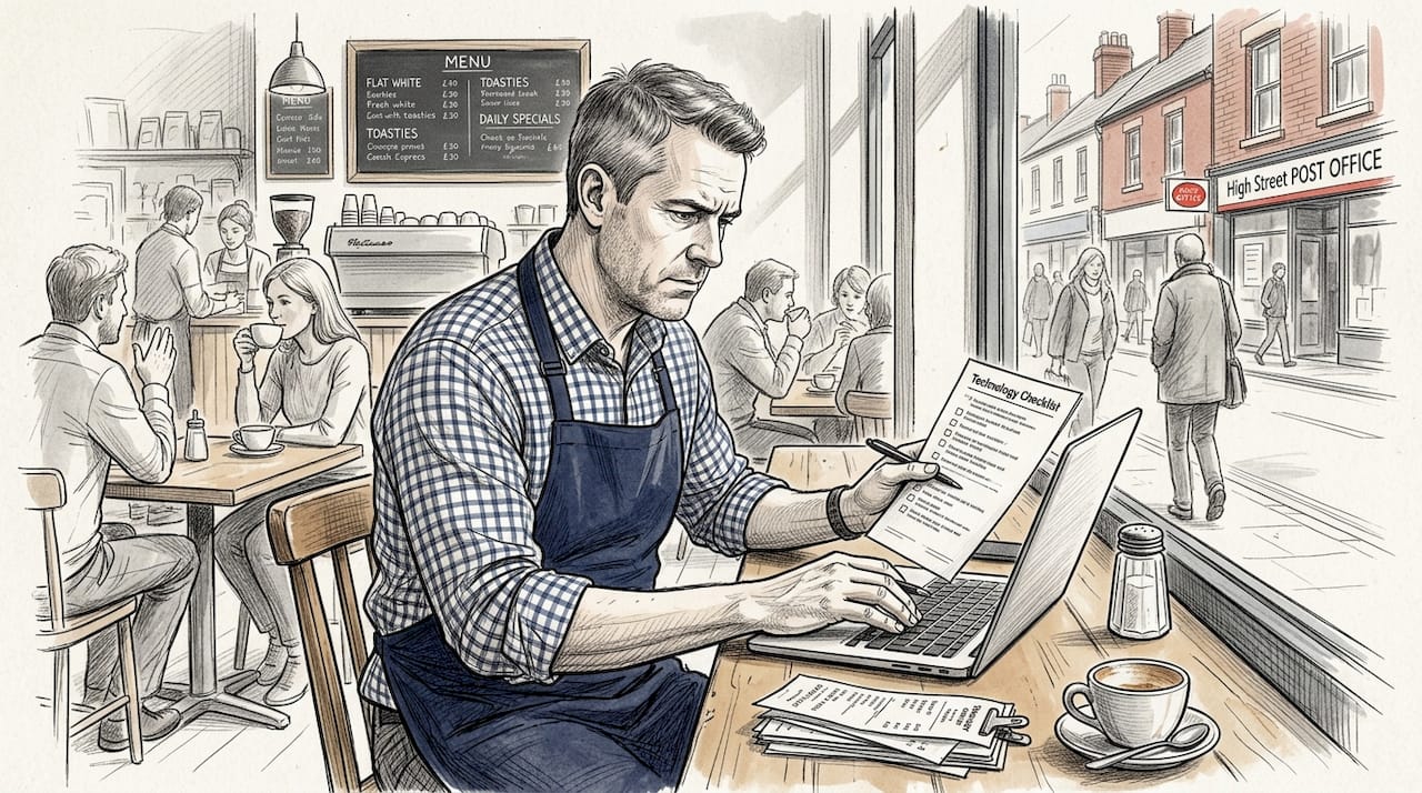 Restaurant owner reviews tech checklist