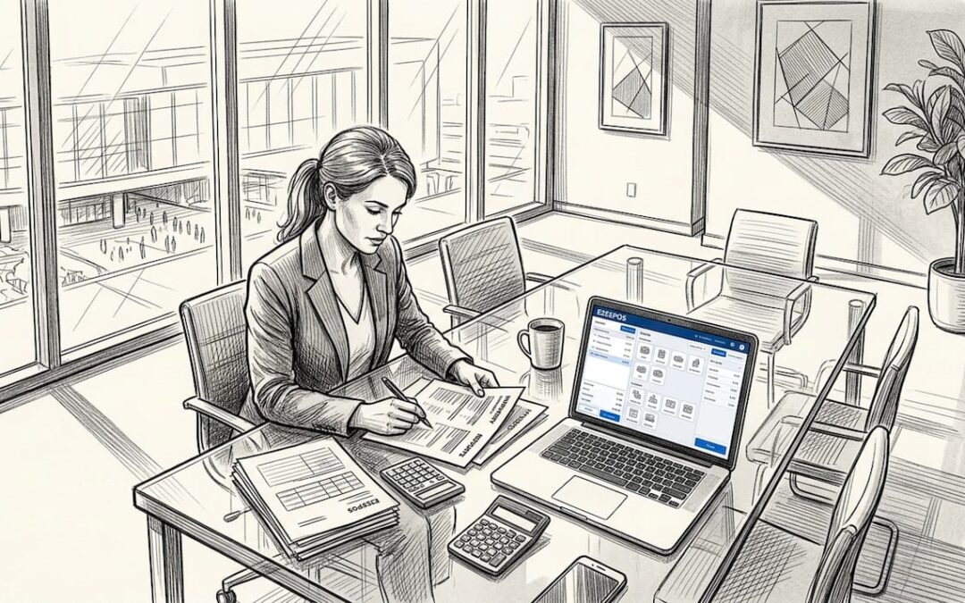 Venue manager reviewing unified inventory data