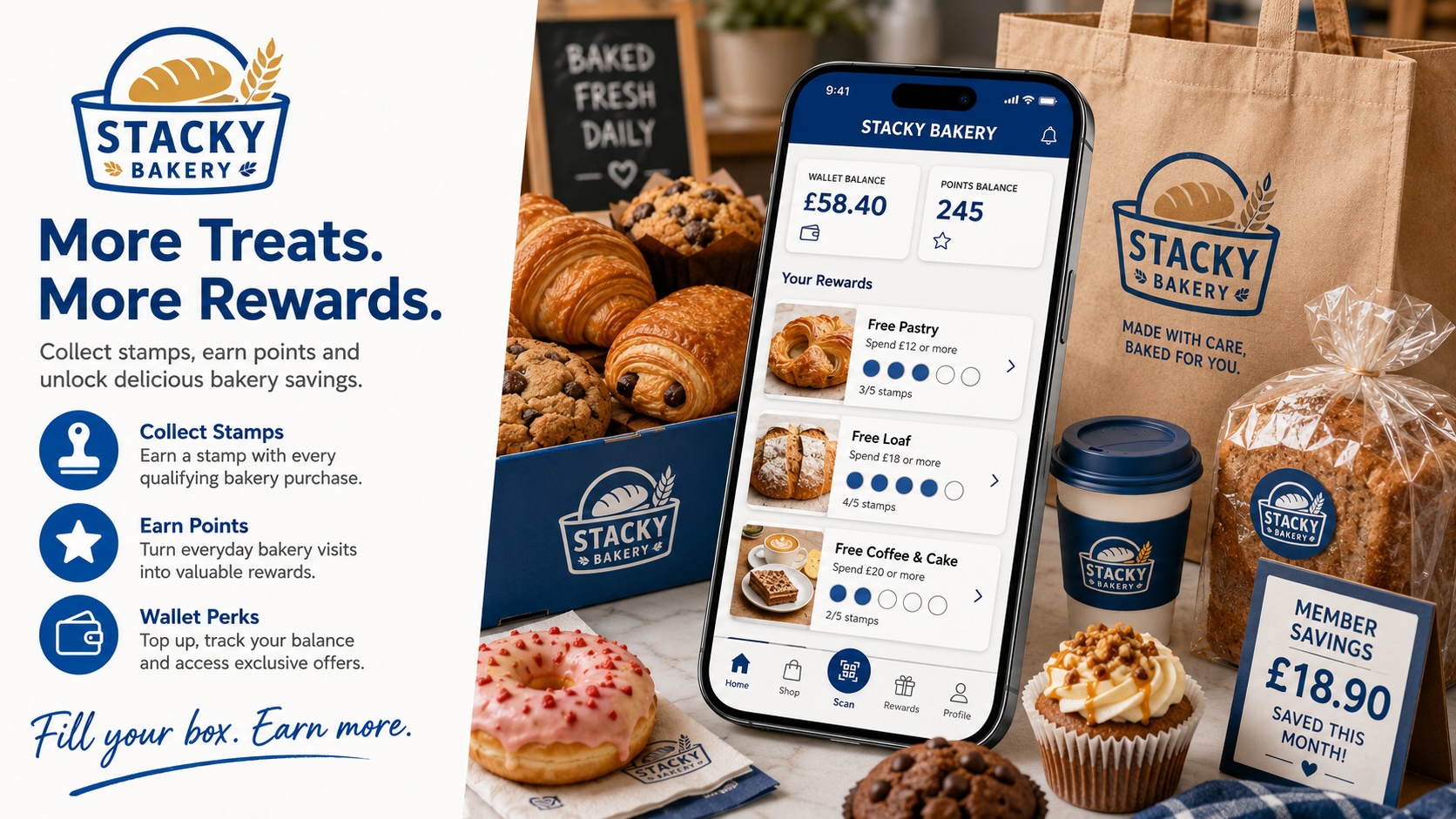 Stacky for Bakeries