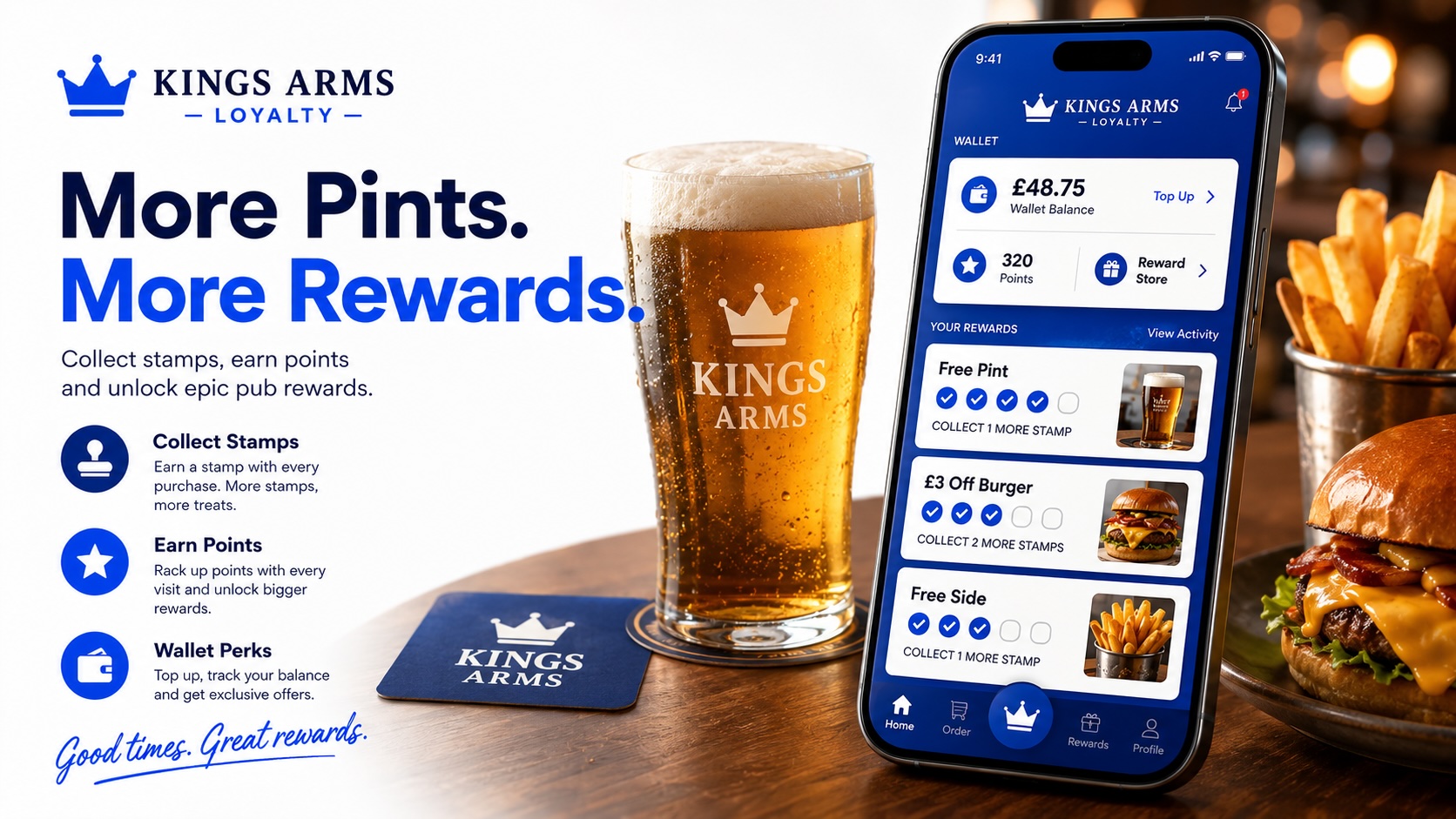 Stacky for pubs
