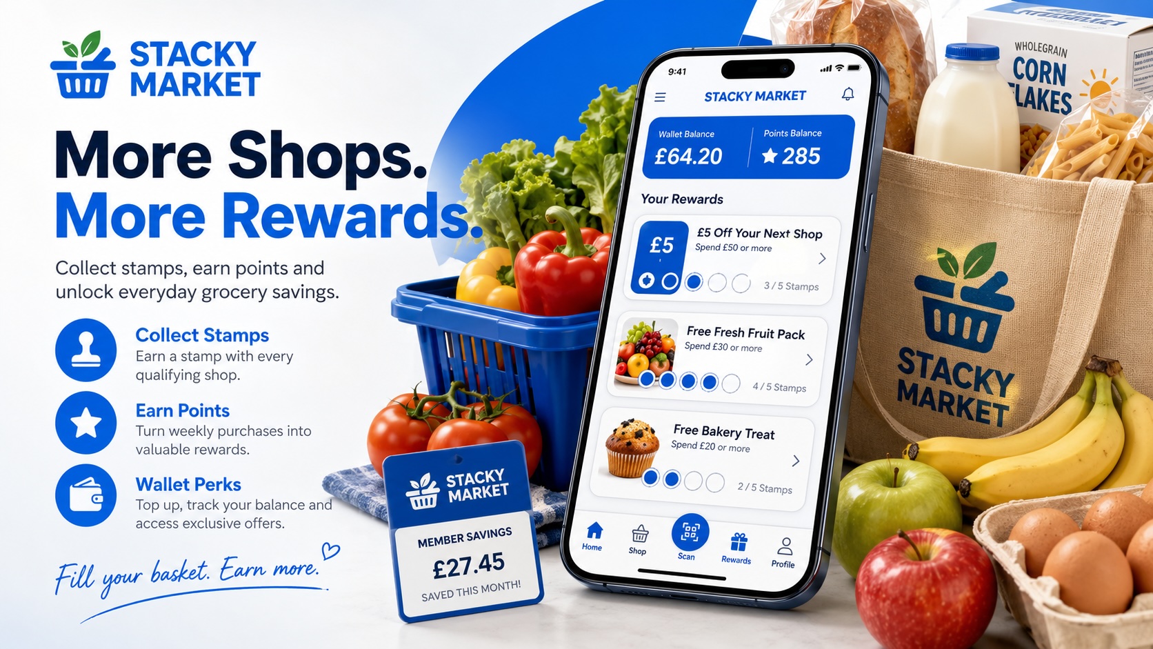 Stacky for Grocery