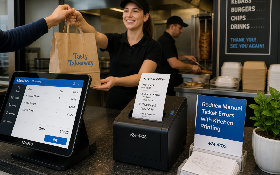Reducing Manual Ticket Errors with Kitchen Printing in Busy Takeaways